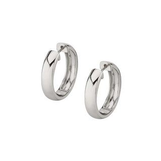 Michael M 14K White Gold Huggie Earrings