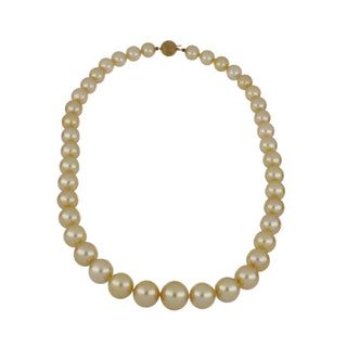 Vintage/Estate 14K Gold Cultured Pearl Bead Necklace