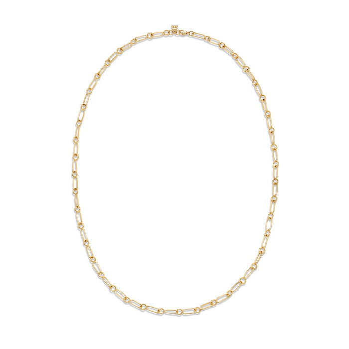 Temple St Clair 18K Gold Link Necklace