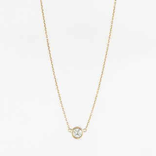 Estate Tiffany & Co. Elsa Peretti 18K Gold Diamond Pendant Necklace