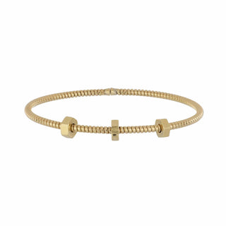 Antonio Papini 18K Gold Bangle Bracelet