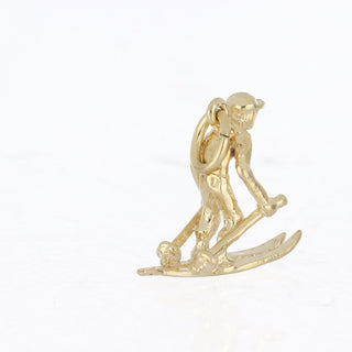 14K Gold Skier