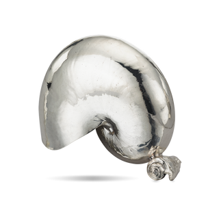 Buccellati Sterling Silver Coated Large Nautilus Shell