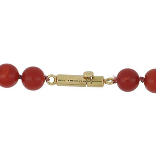 Fred Leighton 18K Gold Corals Bead Necklace