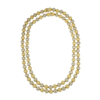 Vintage Buccellati 18K Gold Bead Necklace