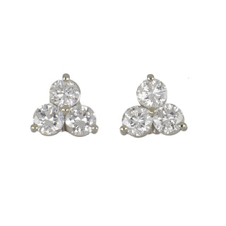 Tenenbaum Workshop White 14K Gold Diamonds Stud Earrings