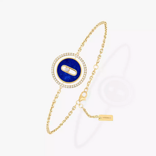 Messika 18K Gold Lucky Move Small Lapis Bracelet