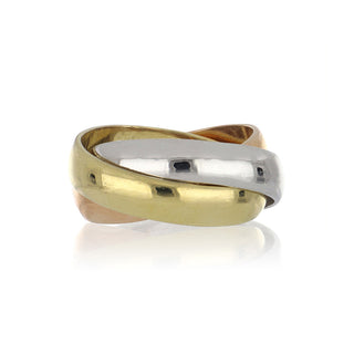 Vintage18K Gold Trinity Band