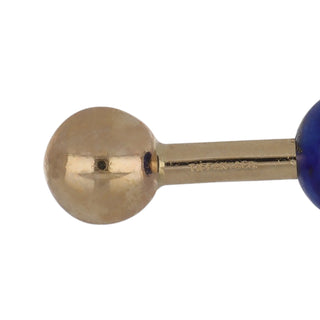 Tiffany & Co. 14K Gold Lapis Cufflinks