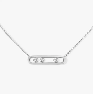 Messika 18K White Gold Diamonds Pendant Necklace