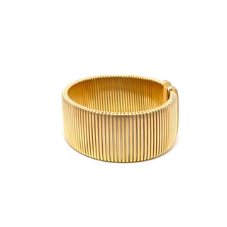 Antonio Papini 18K Gold Diamond Cuff Bracelet