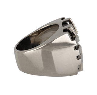 Estate Cartier 18K White Gold Le Baiser du Dragon Ring