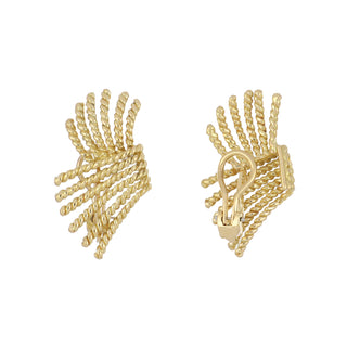 1990s Tiffany & Co. 18K Gold Clip Earrings