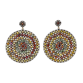 Tenenbaum Collection Two-Tone G&S Drop Earrings