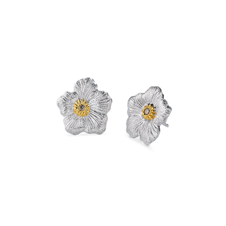 Buccellati Two-Tone G&S Diamonds Stud Earrings