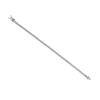 Tenenbaum Collection 18K White Gold Diamonds Line Bracelet