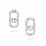 Messika 18K White Gold Diamond Drop Earrings