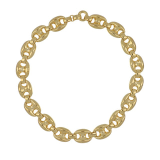 Antonio Papini 18K Gold Link Necklace