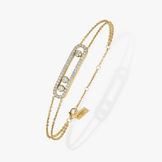 Messika 18K Gold Diamonds Line Bracelet