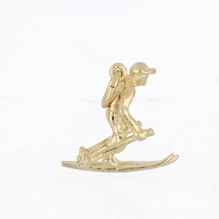 14K Gold Skier