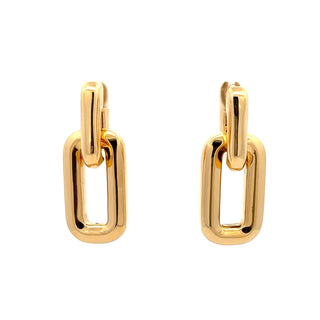 Antonio Papini 18K Gold Drop Earrings