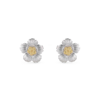 Buccellati Two-Tone 18K Gold Floral Earrings