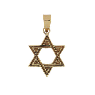 18K Gold Religious Pendant