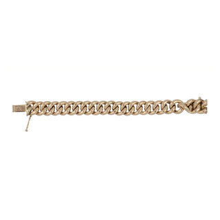 Edwardian 14K Gold Curb Link Bracelet