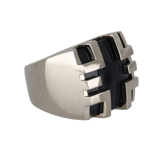 Estate Cartier 18K White Gold Le Baiser du Dragon Ring