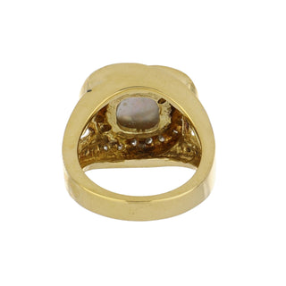 Vintage/Estate 18K Gold Cocktail Ring with Diamonds