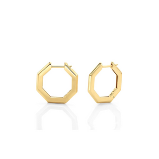 Michael M 14K Gold Hoop Earrings