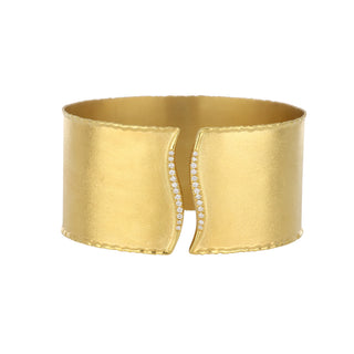 Marika 14K Gold Diamond Cuff Bracelet