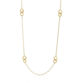 L. Klein 18K Gold Link Necklace