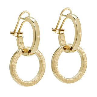 L. Klein 18K Gold Drop Earrings