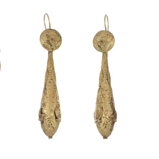 Georgian Yellow 14k/18k Drop Earrings