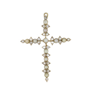 18K Gold Religious Pendant with Diamonds