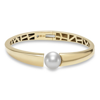 Mastoloni 14K Gold Freshwater Pearl Cuff Bracelet