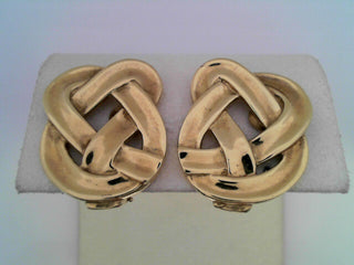 Estate Angela Cummings Tiffany & Co. 18K Gold Twisted Earrings