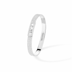 Messika 18K White Gold Diamonds Bangle Bracelet