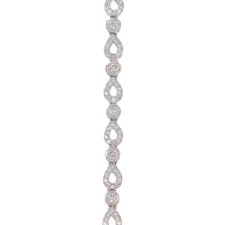 Tenenbaum Workshop 18K White Gold Diamonds Link Bracelet