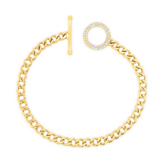 Tenenbaum Collection 14K Gold Diamonds Chain Bracelet