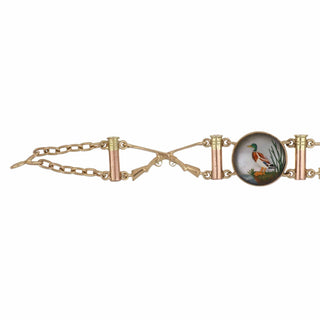 Two-Tone 14K Gold Rock Crystals Station Bracelet