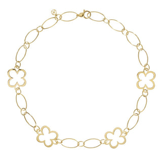 L. Klein 18K Gold Link Necklace