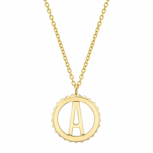 Michael M Yellow 14K Gold Medallion