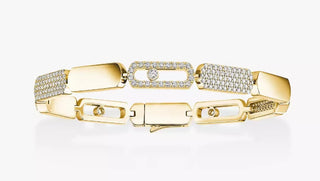 Messika 18K Gold Diamonds Link Bracelet