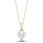 Mastoloni 14K Gold Pendant Necklace with Diamond