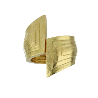 David Webb 18K Gold Cuff Bracelet