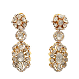 Tenenbaum Collection 18K Gold Diamond Drop Earrings