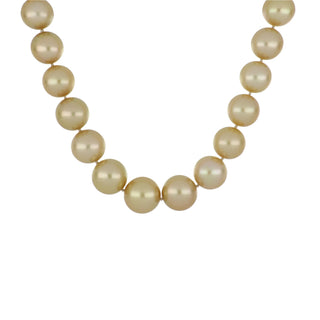 Tiffany & Co. 18K White Gold South Sea Pearl Bead Necklace with Diamonds