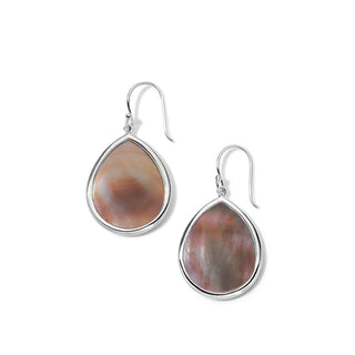 Ippolita White Silver Shells Drop Earrings